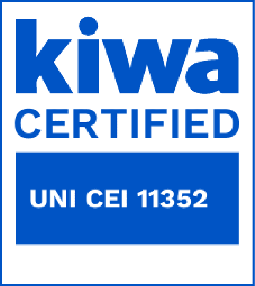 Logo certificazione KIWA UNI CEI 11352