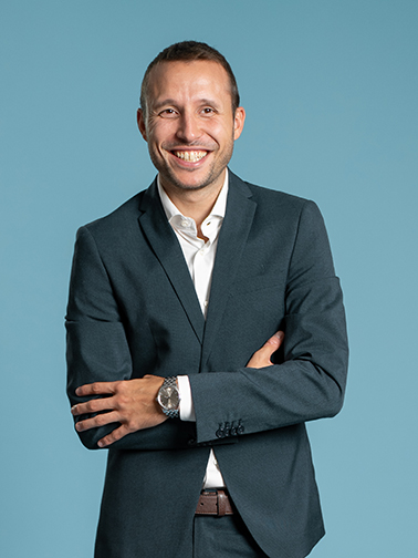 Foto di Erik Pedriello, responsabile in innovazione e finanza d'impresa.